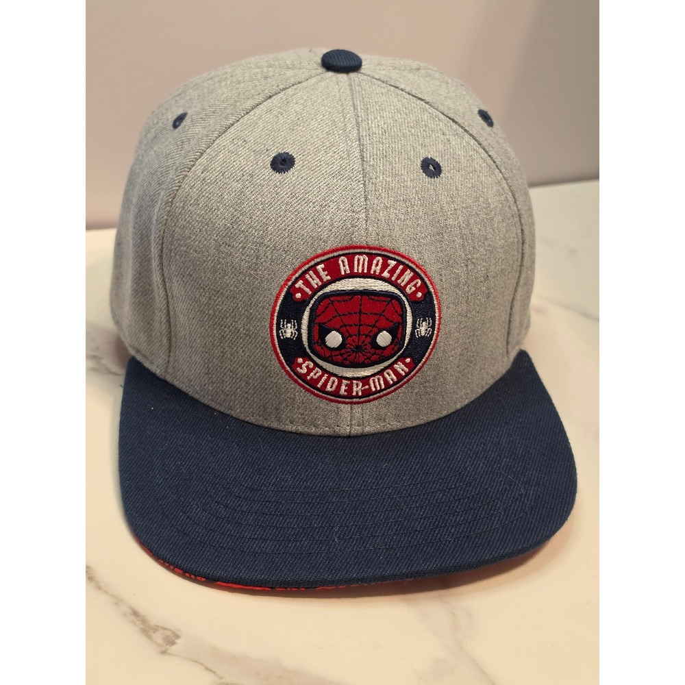 Marvel Funko Pop The Amazing Spider-Man Snapback Hat Flat Brim Cap